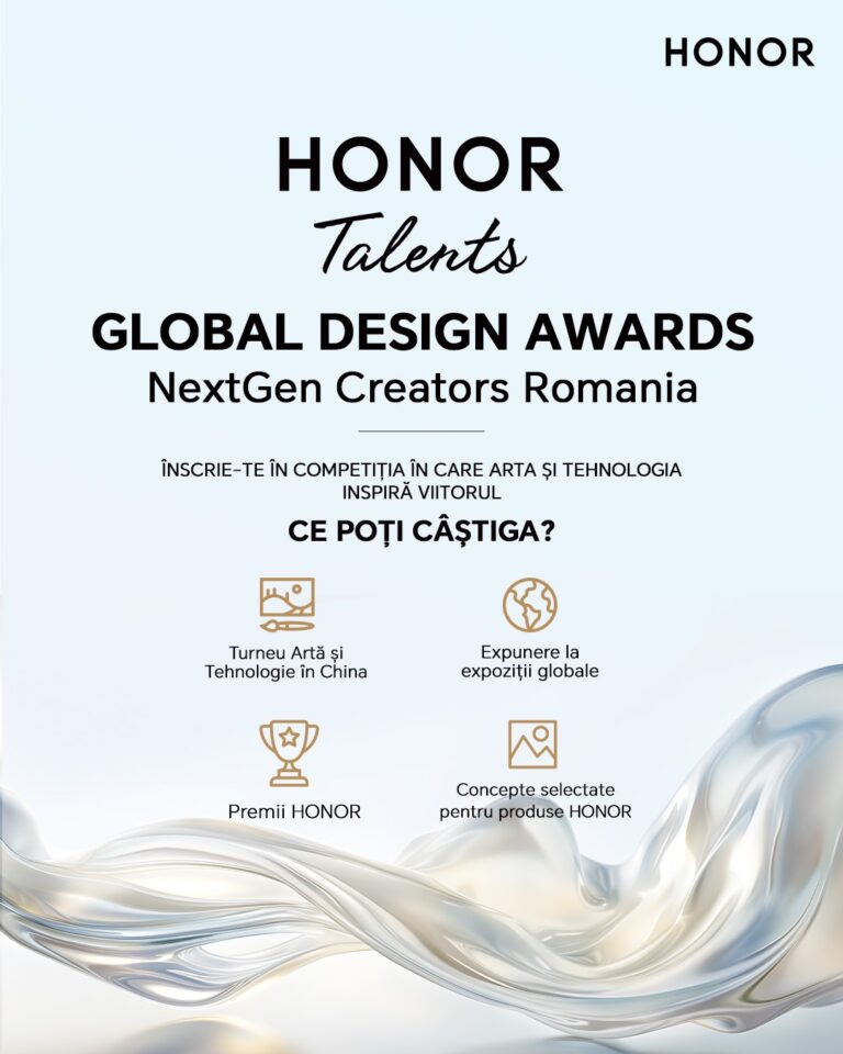 Doar o lună până la deadline-ul care poate schimba cariere în design: HONOR Talents, competiția care aduce împreună tineri artiști români și inovația globală