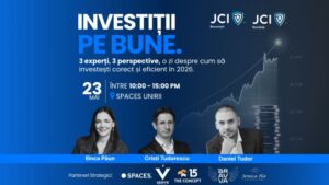 JCI București organizează „Investiții pe bune în 2026” – un eveniment despre decizii financiare inteligente într-un context economic incert